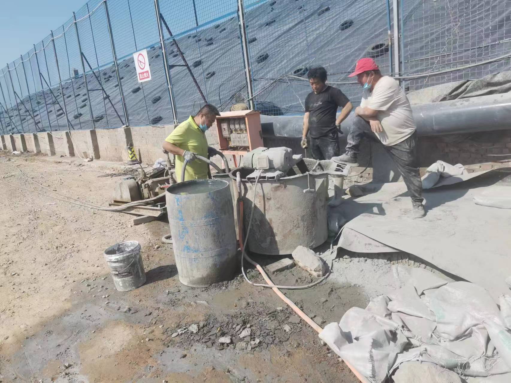 磴口袖阀管注浆